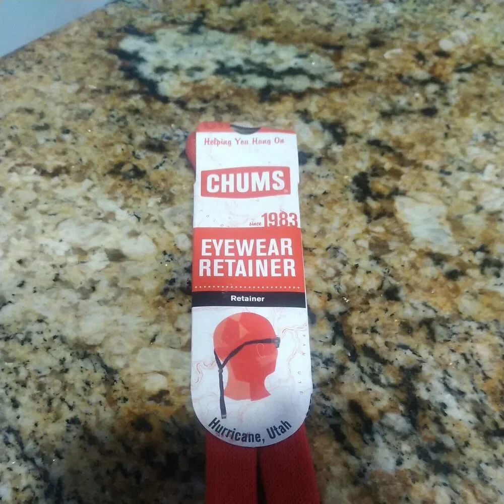 Rare Chums Red Breakaway Universal Fit Cotton Rope Sunglasses Eyewear Retainer